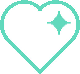 Pixel Heart Shape
