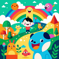 Serene Flow: Minimalist Nature Patterns