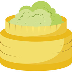 Matcha Powder Illustration