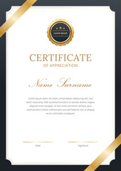 luxury vector certificae template design