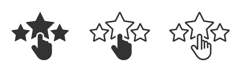 Customer review vector illustration designs. Feedback vector icon