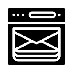 webmail glyph icon