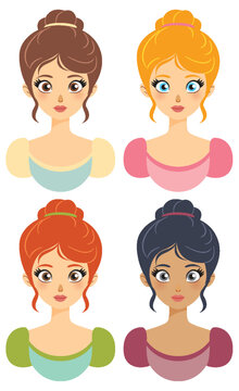 Colorful Princess Portraits Collection