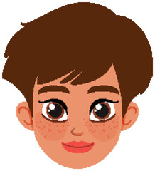 Smiling Cartoon Boy Avatar