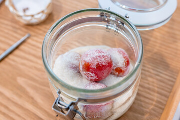 梅酒作り　梅シロップ　手作り
