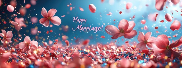 Wedded bliss: text happy marriage, a life of love, partnership, and shared dreams, joys and challenges of marital journey, and looking forward to a future filled with continued happiness