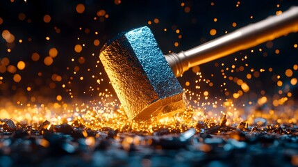 Dynamic Hammer Throw Athlete in Action, showcasing the intensity and speed of the sport, blurred motion emphasizing powerful movement.