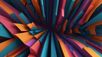 Abstract 3d background design, 4k seamless looped video Generative AI