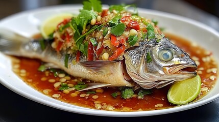 chili lime steamed fish