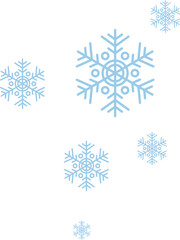 Falling Snowflake Element