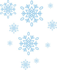 Falling Snowflake Element