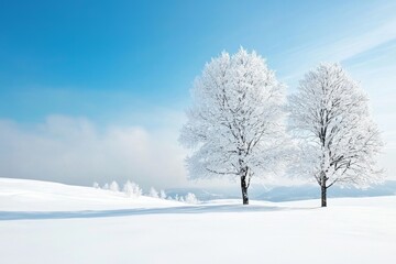 Enchanting Aurora Borealis Illuminating Snowy Landscape - Northern Lights' Ethereal Magic