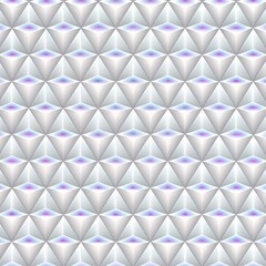 Fototapeta premium Six 6-point star pearl nacreous white seamless pattern background. abstract modern and minimal white seamless pattern.