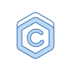 Nft Copyright vector icon