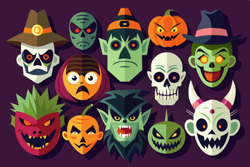 Halloween scary masks 