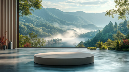 Minimalist product podium