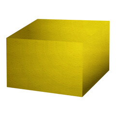 This Artistic Box Mockup In Yellow Quince Color Was Made To Showcase Your Designs In A...