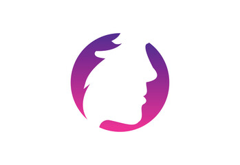 Women Beauty Parlour logo design, Vector design Concept