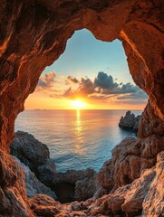 Ocean View from Cave