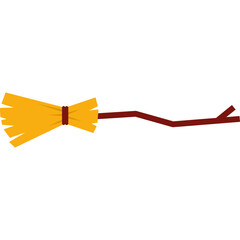 Broomstick Flat Icon