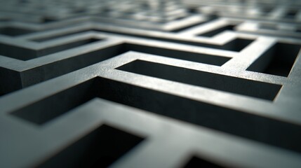 detail of the surface of a thing look like maze