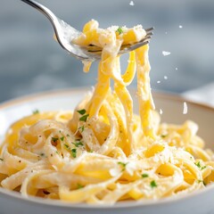 Creamy Fettuccine with Parmesan and Fresh Herbs