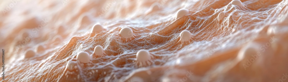 Poster close-up view of intricate patterns on a textured surface, showcasing natural fluidity and warmth in