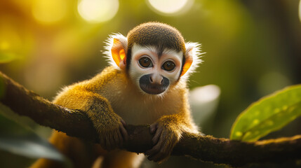 Obraz premium white spider face