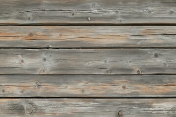 Obraz premium A wooden surface with a grainy texture and a few holes. The surface is rough and uneven, giving it a rustic appearance