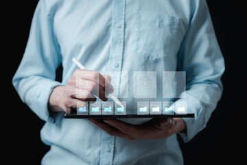 online documentation database and process automation to efficiently manage files Corporate business technology...