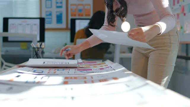 Programers meeting for discussion data analysis for UX and UI programming for preparing for Generative AI Technology