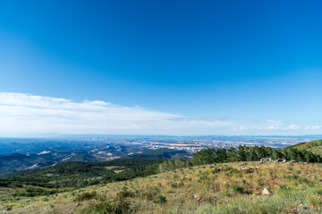Fototapeta premium landscape with mountains and sky