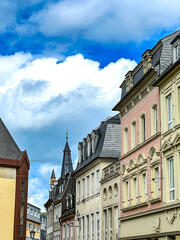 Antique building view in Trier in Germany