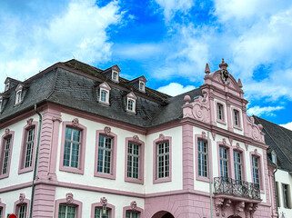 Antique building view in Trier in Germany