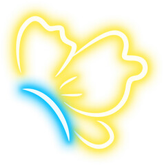 Neon Butterfly sign