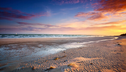 Das Wattenmeer an der Nordsee