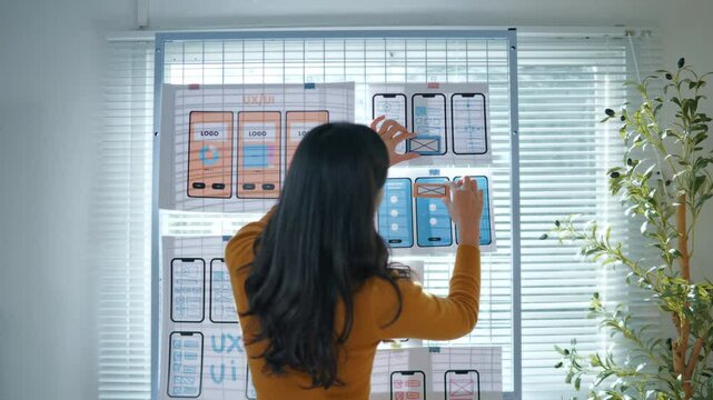 Programers meeting for discussion data analysis for UX and UI programming for preparing for Generative AI Technology