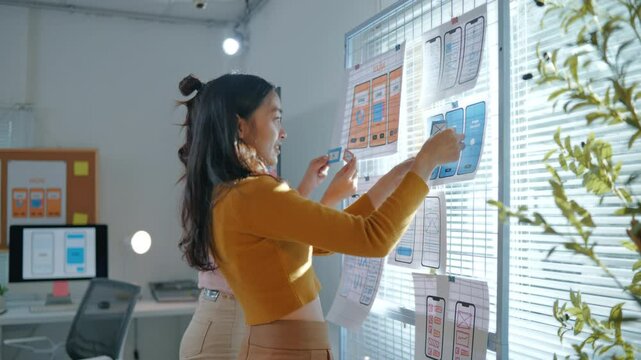 Programers meeting for discussion data analysis for UX and UI programming for preparing for Generative AI Technology