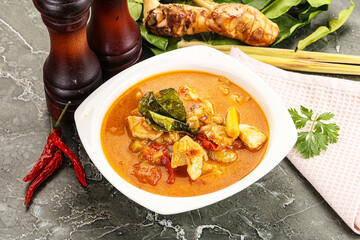 Thai traditional Tom Yum with chicken