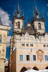 Fototapeta premium prague praha praga visit praga Hradczany panorama czech panorama view