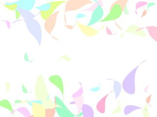 flock of pink butterflies isolated against a white background.  Paper cut out digital craft style. Butterfly scatter abstract gradient logo on white background.