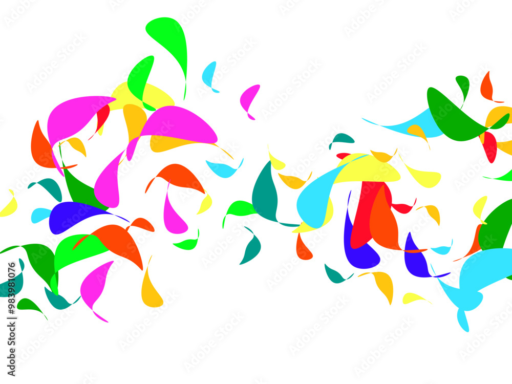 Sticker background with butterflies