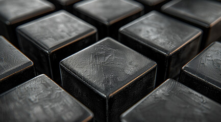close up of a black plastic box