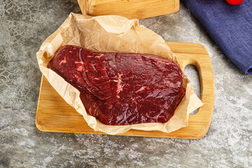 Raw beef shouler for cooking