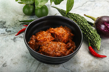 Kashmiri aloo dum - potato stuffed cheese