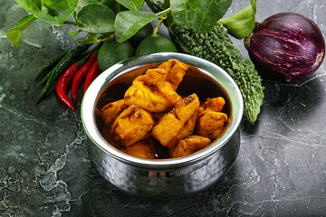 Indian cuisine - paneer pakora cheese