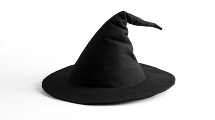 A classic black witch hat perfect for Halloween festivities and themed parties