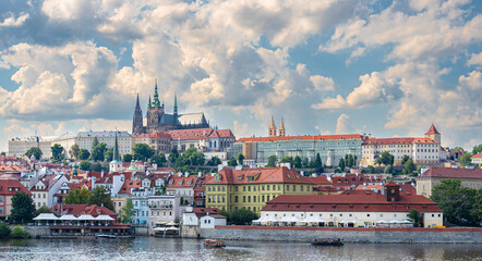 Obraz premium prague praha praga visit praga Hradczany panorama czech panorama view
