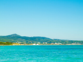 Obraz premium Tyrrhenian sea in Vada, Tuscany, Italy.