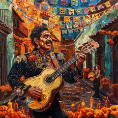 Fototapeta premium Traditional Day of the Dead 